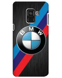 Чехол для Samsung Galaxy A8 Plus 2018 (A730F) с картинкой «BMW M-stripes стиль» Чехол для Samsung Galaxy A8 Plus 2018 (A730F) с картинкой «BMW M-stripes стиль»