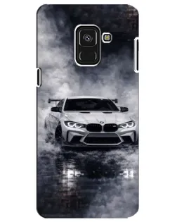 Чехол для Samsung Galaxy A8 Plus 2018 (A730F) с картинкой «BMW сквозь туман» Чехол для Samsung Galaxy A8 Plus 2018 (A730F) с картинкой «BMW сквозь туман»