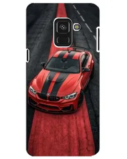 Чехол для Samsung Galaxy A8 Plus 2018 (A730F) с картинкой «BMW на красной дорожке» Чехол для Samsung Galaxy A8 Plus 2018 (A730F) с картинкой «BMW на красной дорожке»