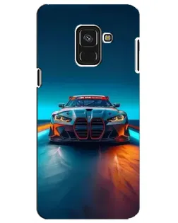 Чехол для Samsung Galaxy A8 Plus 2018 (A730F) с картинкой «BMW — огни неона» Чехол для Samsung Galaxy A8 Plus 2018 (A730F) с картинкой «BMW — огни неона»