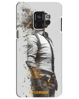 Чохол для Samsung Galaxy A8 Plus 2018 (A730F) з картинкою «PUBG — боєць у пилу»