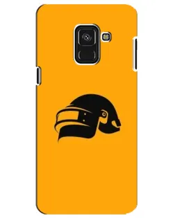 Чохол для Samsung Galaxy A8 Plus 2018 (A730F) з картинкою «PUBG — золотий шолом»