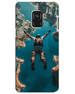 Чохол для Samsung Galaxy A8 Plus 2018 (A730F) з картинкою «PUBG — вільне падіння»
