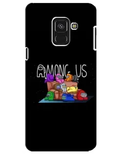 Чохол для Samsung Galaxy A8 Plus 2018 (A730F) з картинкою «Логотип Among Us» Чохол для Samsung Galaxy A8 Plus 2018 (A730F) з картинкою «Логотип Among Us»