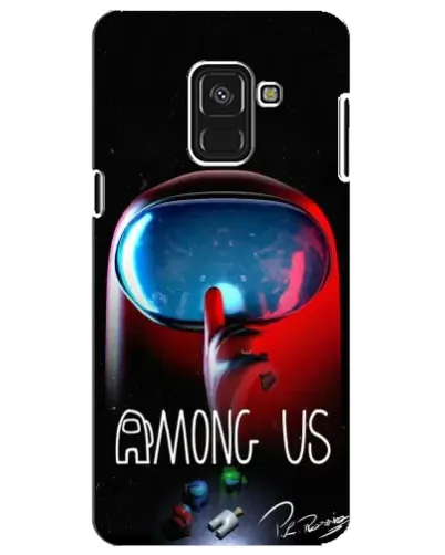 Чохол для Samsung Galaxy A8 Plus 2018 (A730F) з картинкою «Червоний імпостер — макро» Чохол для Samsung Galaxy A8 Plus 2018 (A730F) з картинкою «Червоний імпостер — макро»
