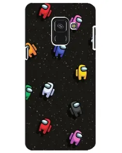 Чохол для Samsung Galaxy A8 Plus 2018 (A730F) з картинкою «Космічний патерн Among Us» Чохол для Samsung Galaxy A8 Plus 2018 (A730F) з картинкою «Космічний патерн Among Us»