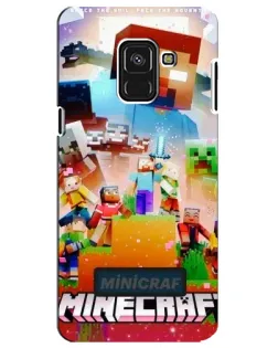 Чехол для Samsung Galaxy A8 Plus 2018 (A730F) с картинкой «Minecraft герои игры» Чехол для Samsung Galaxy A8 Plus 2018 (A730F) с картинкой «Minecraft герои игры»