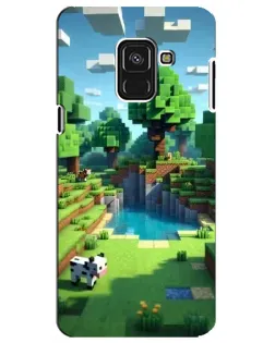 Чехол для Samsung Galaxy A8 Plus 2018 (A730F) с картинкой «Minecraft летний день» Чехол для Samsung Galaxy A8 Plus 2018 (A730F) с картинкой «Minecraft летний день»