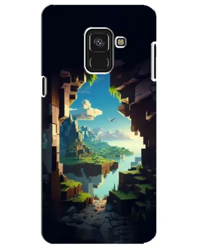 Чехол для Samsung Galaxy A8 Plus 2018 (A730F) с картинкой «Вид из пещеры» Чехол для Samsung Galaxy A8 Plus 2018 (A730F) с картинкой «Вид из пещеры»