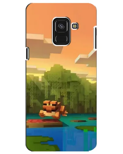Чехол для Samsung Galaxy A8 Plus 2018 (A730F) с картинкой «Майнкрафт закат солнца» Чехол для Samsung Galaxy A8 Plus 2018 (A730F) с картинкой «Майнкрафт закат солнца»