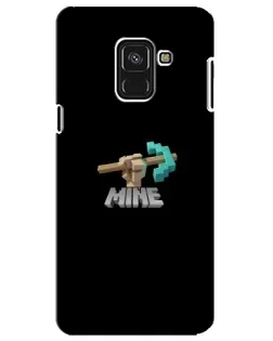 Чехол для Samsung Galaxy A8 Plus 2018 (A730F) с картинкой «Алмазная кирка» Чехол для Samsung Galaxy A8 Plus 2018 (A730F) с картинкой «Алмазная кирка»