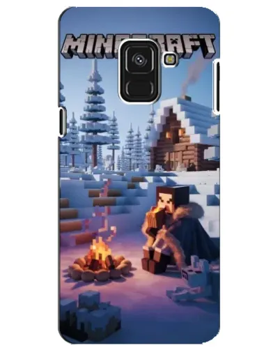 Чехол для Samsung Galaxy A8 Plus 2018 (A730F) с картинкой «Зимний Minecraft» Чехол для Samsung Galaxy A8 Plus 2018 (A730F) с картинкой «Зимний Minecraft»