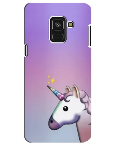 Чехол для Samsung Galaxy A8 Plus 2018 (A730F) с картинкой «Единорог градиент»