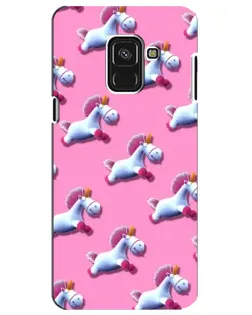 Чехол для Samsung Galaxy A8 Plus 2018 (A730F) с картинкой «Единороги на розовом» Чехол для Samsung Galaxy A8 Plus 2018 (A730F) с картинкой «Единороги на розовом»