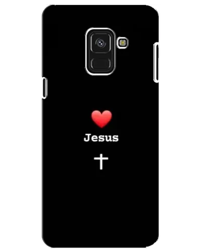 Чехол для Samsung Galaxy A8 Plus 2018 (A730F) с картинкой «Сердце - Jesus» Чехол для Samsung Galaxy A8 Plus 2018 (A730F) с картинкой «Сердце - Jesus»