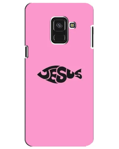 Чехол для Samsung Galaxy A8 Plus 2018 (A730F) с картинкой «Розовый символ Jesus» Чехол для Samsung Galaxy A8 Plus 2018 (A730F) с картинкой «Розовый символ Jesus»