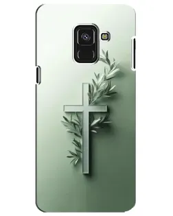 Чехол для Samsung Galaxy A8 Plus 2018 (A730F) с картинкой «Оливковая ветвь» Чехол для Samsung Galaxy A8 Plus 2018 (A730F) с картинкой «Оливковая ветвь»