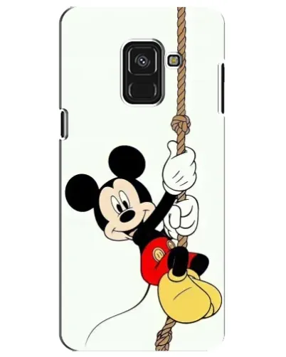 Чехол для Samsung Galaxy A8 Plus 2018 (A730F) с картинкой «Mickey на канате»