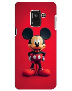 Чехол для Samsung Galaxy A8 Plus 2018 (A730F) с картинкой «Mickey в полный рост»