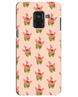 Чехол для Samsung Galaxy A8 Plus 2018 (A730F) с картинкой «Патрик Стар паттерн» Чехол для Samsung Galaxy A8 Plus 2018 (A730F) с картинкой «Патрик Стар паттерн»