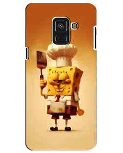 Чехол для Samsung Galaxy A8 Plus 2018 (A730F) с картинкой «Губка Боб повар» Чехол для Samsung Galaxy A8 Plus 2018 (A730F) с картинкой «Губка Боб повар»
