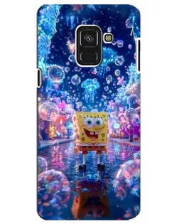 Чехол для Samsung Galaxy A8 Plus 2018 (A730F) с картинкой «Неоновый океан» Чехол для Samsung Galaxy A8 Plus 2018 (A730F) с картинкой «Неоновый океан»