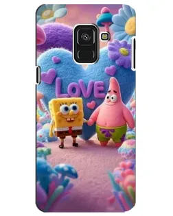 Чехол для Samsung Galaxy A8 Plus 2018 (A730F) с картинкой «Губка Боб Патрик» Чехол для Samsung Galaxy A8 Plus 2018 (A730F) с картинкой «Губка Боб Патрик»