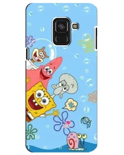 Чехол для Samsung Galaxy A8 Plus 2018 (A730F) с картинкой «Веселые пузырьки» Чехол для Samsung Galaxy A8 Plus 2018 (A730F) с картинкой «Веселые пузырьки»