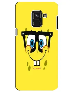 Чехол для Samsung Galaxy A8 Plus 2018 (A730F) с картинкой «Минималистичный Спанч Боб» Чехол для Samsung Galaxy A8 Plus 2018 (A730F) с картинкой «Минималистичный Спанч Боб»