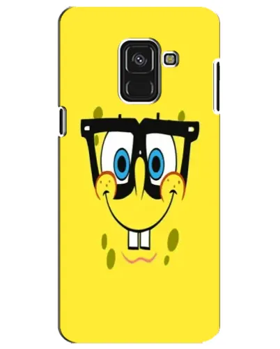 Чехол для Samsung Galaxy A8 Plus 2018 (A730F) с картинкой «Минималистичный Спанч Боб» Чехол для Samsung Galaxy A8 Plus 2018 (A730F) с картинкой «Минималистичный Спанч Боб»