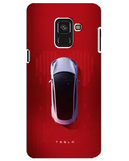 Чехол для Samsung Galaxy A8 Plus 2018 (A730F) с картинкой «Tesla Top View» Чехол для Samsung Galaxy A8 Plus 2018 (A730F) с картинкой «Tesla Top View»
