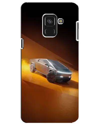 Чехол для Samsung Galaxy A8 Plus 2018 (A730F) с картинкой «Cybertruck в пустыне»