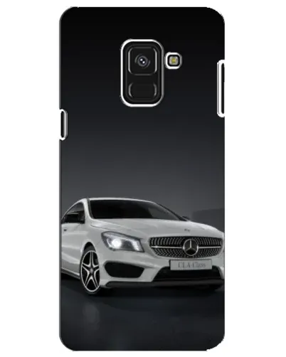 Чехол для Samsung Galaxy A8 Plus 2018 (A730F) с картинкой «Mercedes AMG GT Silver»