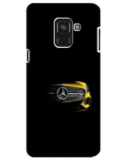 Чехол для Samsung Galaxy A8 Plus 2018 (A730F) с картинкой «Mercedes — ретро стиль»