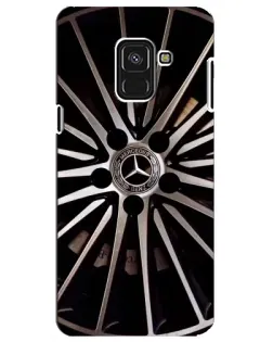 Чехол для Samsung Galaxy A8 Plus 2018 (A730F) с картинкой «Диск Mercedes»