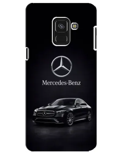 Чехол для Samsung Galaxy A8 Plus 2018 (A730F) с картинкой «Mercedes — решетка радиатора»