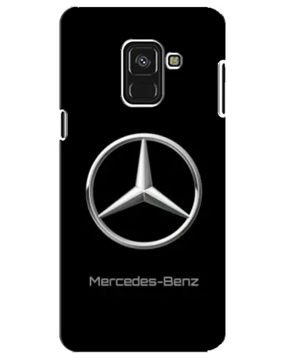 Чехол для Samsung Galaxy A8 Plus 2018 (A730F) с картинкой «Mercedes Silver Logo»