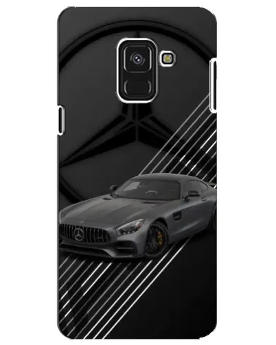Чехол для Samsung Galaxy A8 Plus 2018 (A730F) с картинкой «Mercedes AMG — графика»