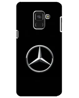 Чехол для Samsung Galaxy A8 Plus 2018 (A730F) с картинкой «Mercedes классический лого»