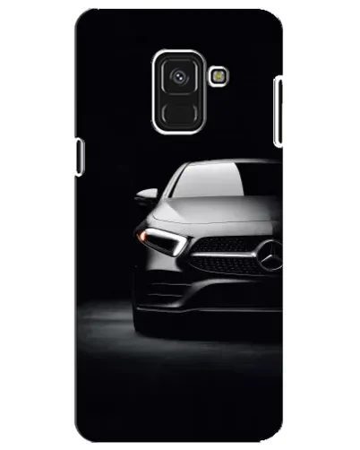 Чехол для Samsung Galaxy A8 Plus 2018 (A730F) с картинкой «Свет фар Mercedes»