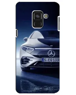 Чехол для Samsung Galaxy A8 Plus 2018 (A730F) с картинкой «Mercedes EQ — будущее»