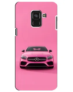 Чехол для Samsung Galaxy A8 Plus 2018 (A730F) с картинкой «Розовый Mercedes AMG» Чехол для Samsung Galaxy A8 Plus 2018 (A730F) с картинкой «Розовый Mercedes AMG»