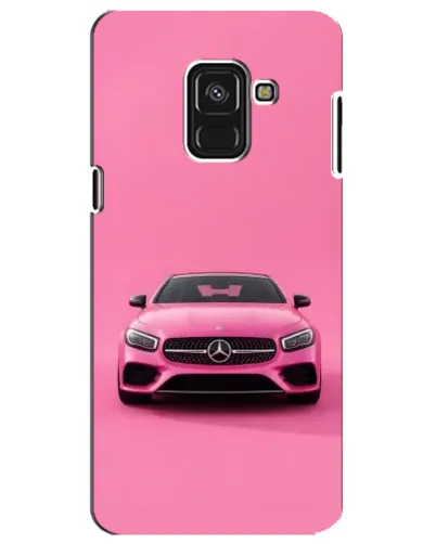 Чехол для Samsung Galaxy A8 Plus 2018 (A730F) с картинкой «Розовый Mercedes AMG» Чехол для Samsung Galaxy A8 Plus 2018 (A730F) с картинкой «Розовый Mercedes AMG»