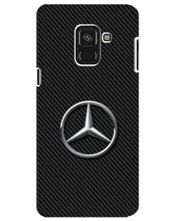 Чехол для Samsung Galaxy A8 Plus 2018 (A730F) с картинкой «Карбоновый Mercedes стиль» Чехол для Samsung Galaxy A8 Plus 2018 (A730F) с картинкой «Карбоновый Mercedes стиль»