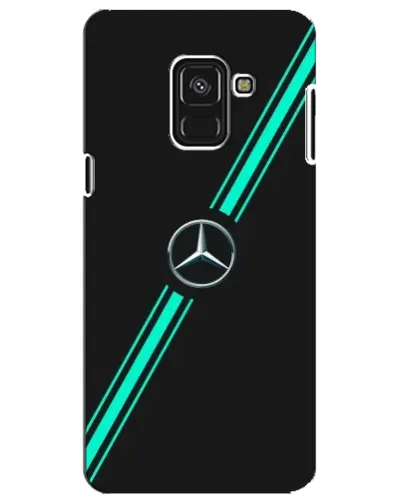 Чехол для Samsung Galaxy A8 Plus 2018 (A730F) с картинкой «Спортивные линии Mercedes» Чехол для Samsung Galaxy A8 Plus 2018 (A730F) с картинкой «Спортивные линии Mercedes»