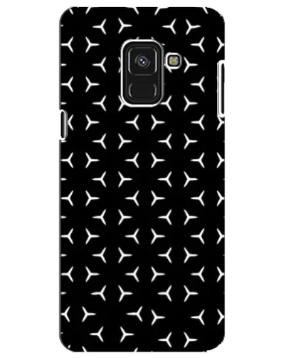 Чехол для Samsung Galaxy A8 Plus 2018 (A730F) с картинкой «Mercedes паттерн звезд» Чехол для Samsung Galaxy A8 Plus 2018 (A730F) с картинкой «Mercedes паттерн звезд»