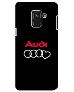 Чехол для Samsung Galaxy A8 Plus 2018 (A730F) с картинкой «Логотип Audi Heart» Чехол для Samsung Galaxy A8 Plus 2018 (A730F) с картинкой «Логотип Audi Heart»
