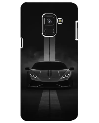 Чехол для Samsung Galaxy A8 Plus 2018 (A730F) с картинкой «Lamborghini симметрия дорог»