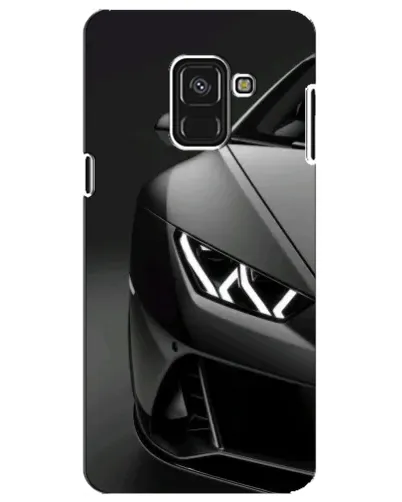 Чехол для Samsung Galaxy A8 Plus 2018 (A730F) с картинкой «Lamborghini фары детализация»
