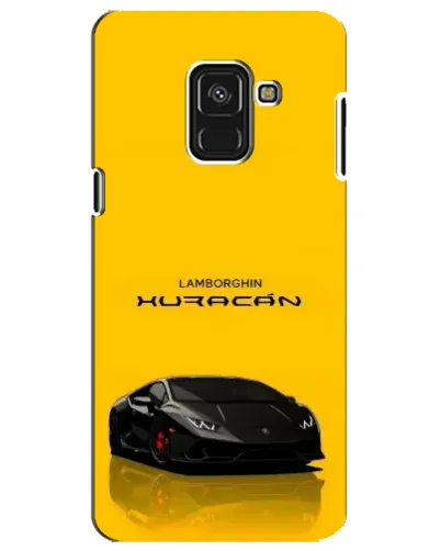 Чехол для Samsung Galaxy A8 Plus 2018 (A730F) с картинкой «Lamborghini Huracan черный»